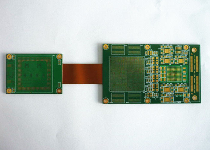 Densité Sanforisé assemblage de PCB rigide flexible 1-28 couches 52L 0,5-10mm rayon de flexion