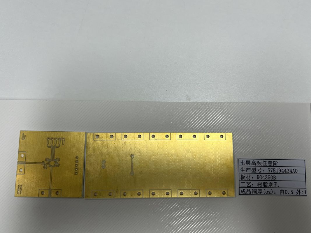 7 couches Rogers PCB avec ENIG 3U