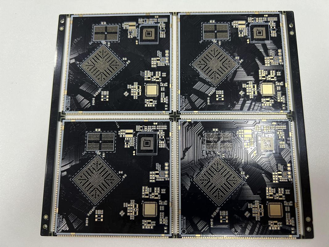 FR4 IT180 4-20 Plaque de circuits imprimés HDI à couches multiples avec contrôle d'impédance et trou de nickel-palladium de 0,1 mm BGA 0,2 mm