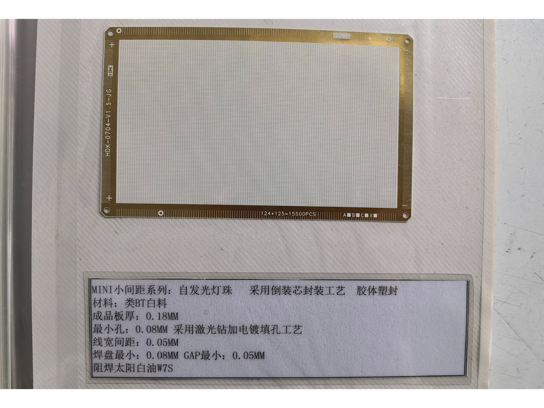 ENIG Finition de surface en céramique ou en BT Rigid IC Substrate PCB 1 oz Poids en cuivre