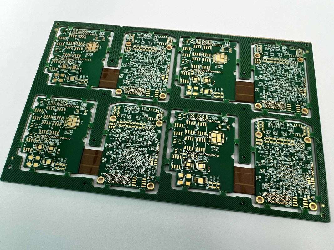Hole Position Deviation ±0.05mm Flexible Rigid Printed Circuit Board for SMD Components