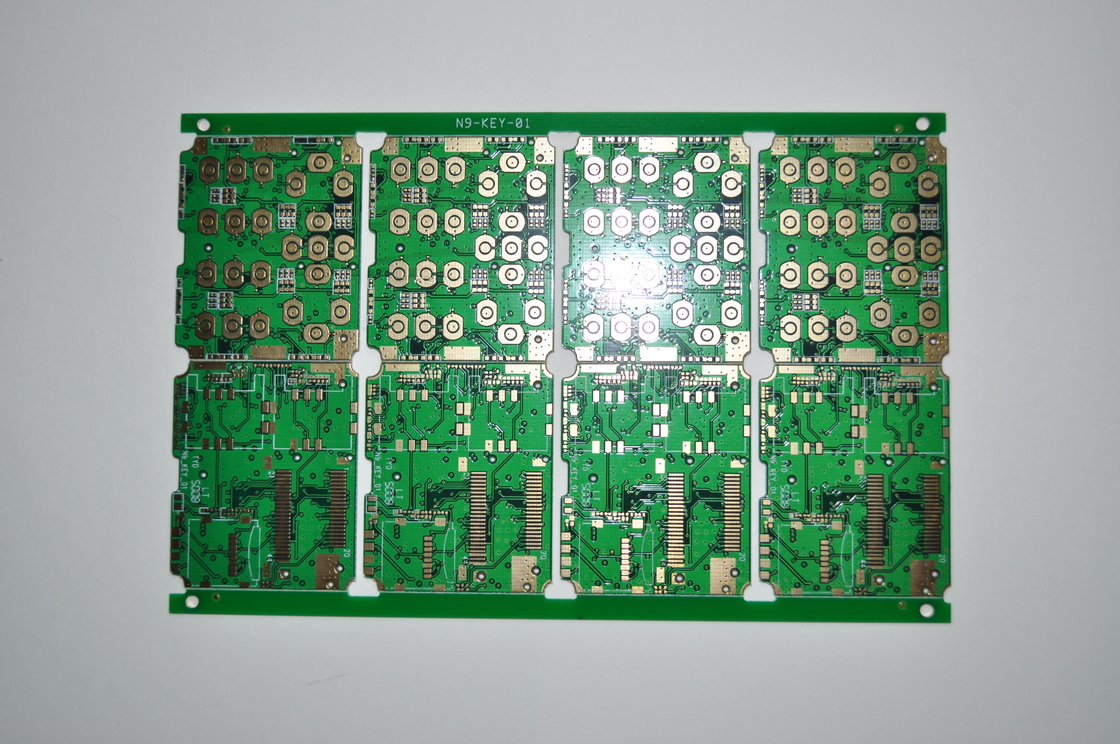 PCB à double face sans halogène/contrôle d'impédance avec technologie standard Min. Hole To Copper 0,2 mm
